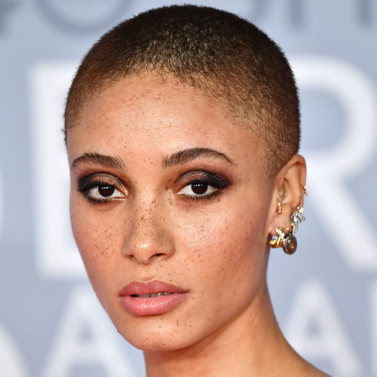 Subtle fade short hair
