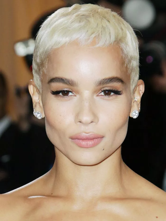 Bleached pixie