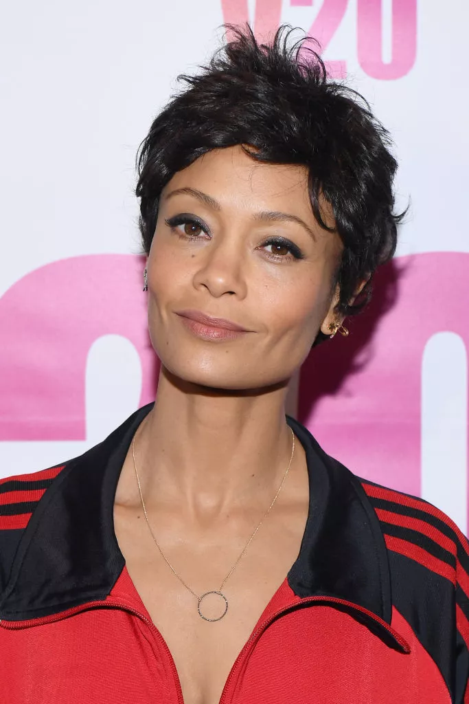 Air dried short hair